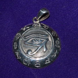 Eye Of Horus Silver Pendant